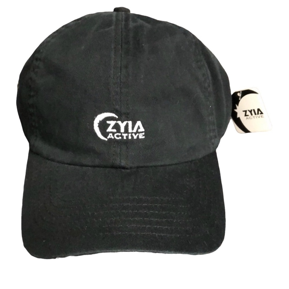 Zyia Active Black Classic Cap 879 Hat NWT - Picture 1 of 4